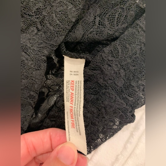 NWOT Free People Keep It Simple lace sheer top size XS - Picture 5 of 5